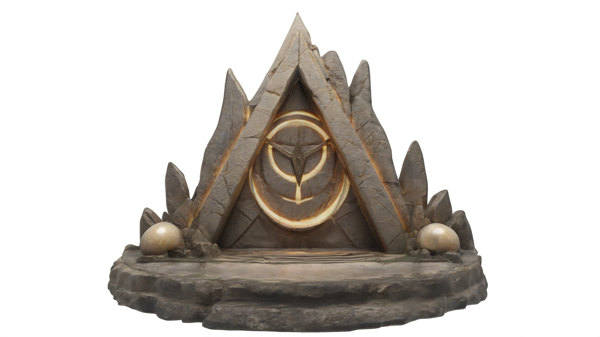 Stone Altar 011  3D model_7