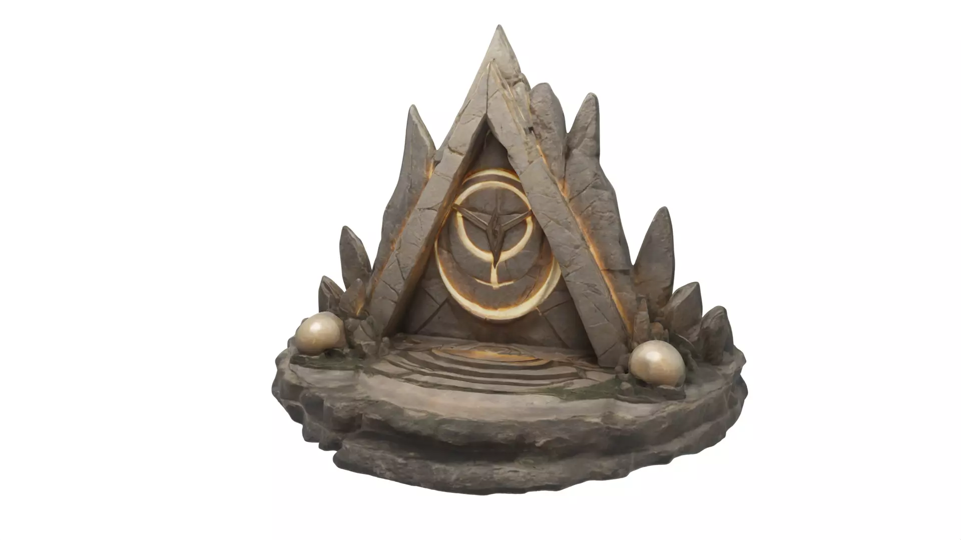 Stone Altar 011  3D model_0