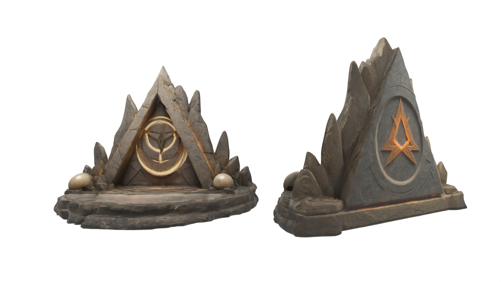 Stone Altar 011  3D model_6