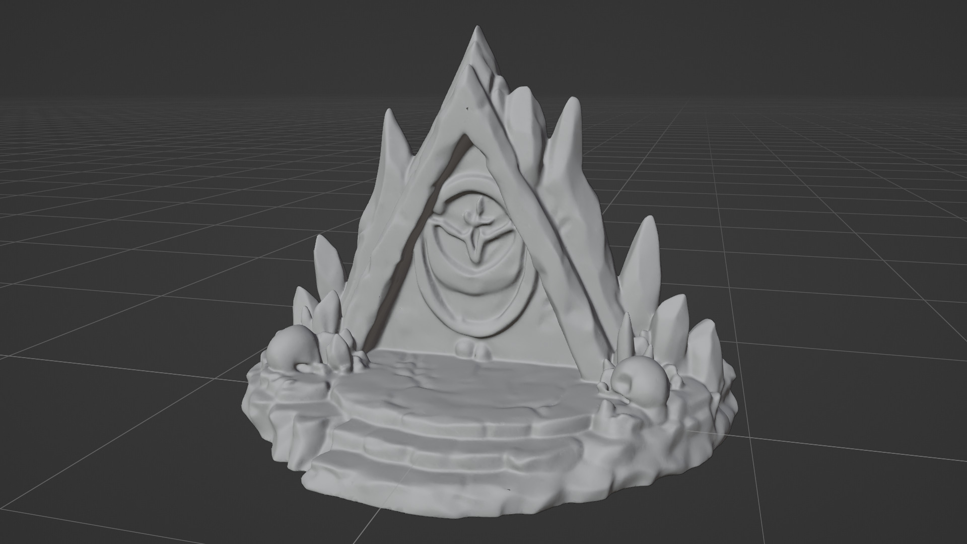 Stone Altar 011  3D model_9