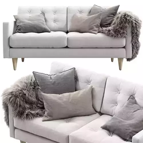 Joybird Elliot Loveseat Sofa 2 3D model