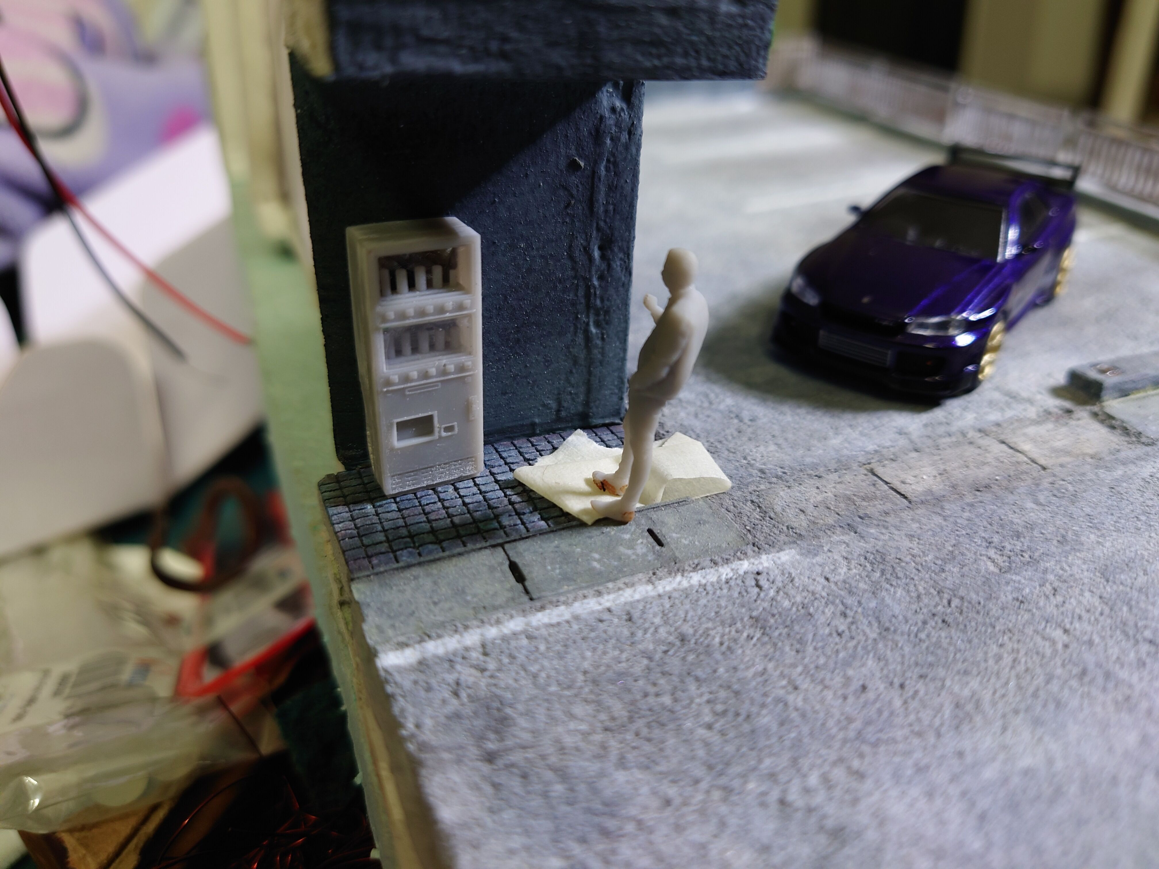 1-64 Scale 90s Japanese vending machine 3D print model_7