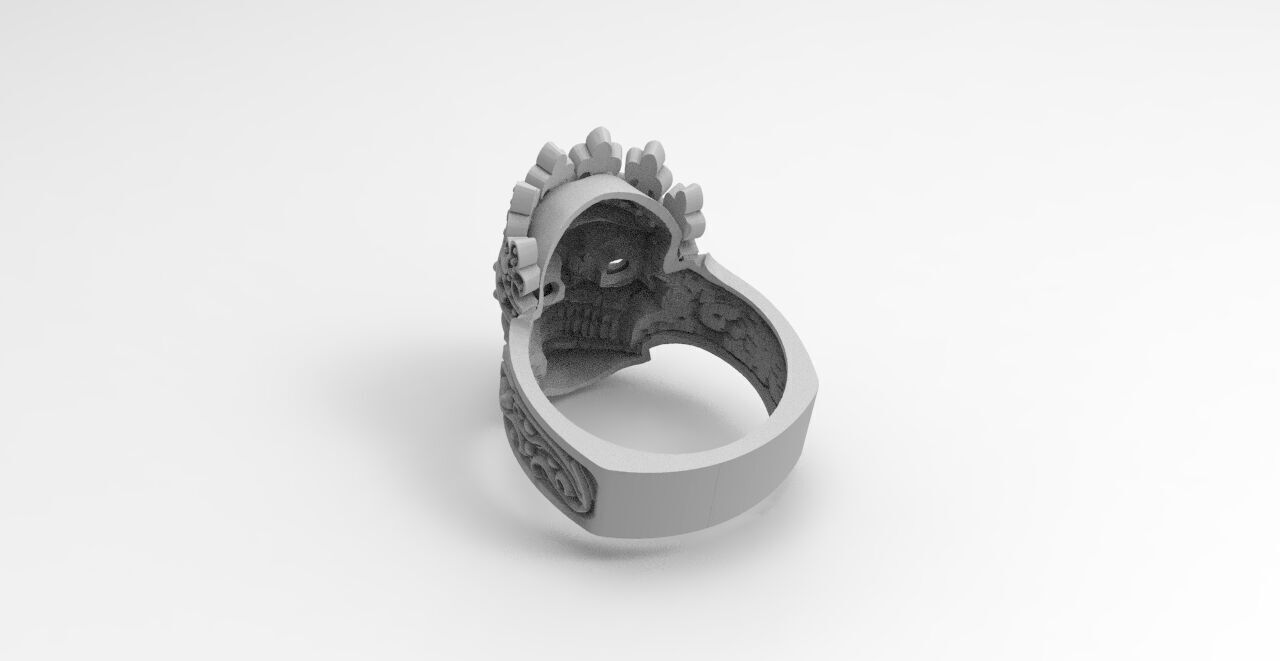 anillo clavera  3D print model_3