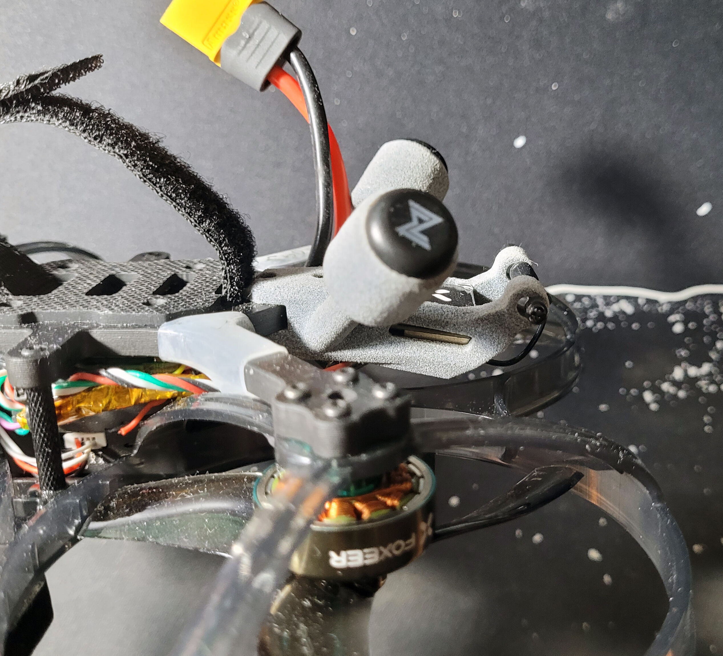 Foxeer Foxwhoop 35 M10Q-180 GPS RP1 ELRS WS Dual Antenna Mount Free 3D print model_2