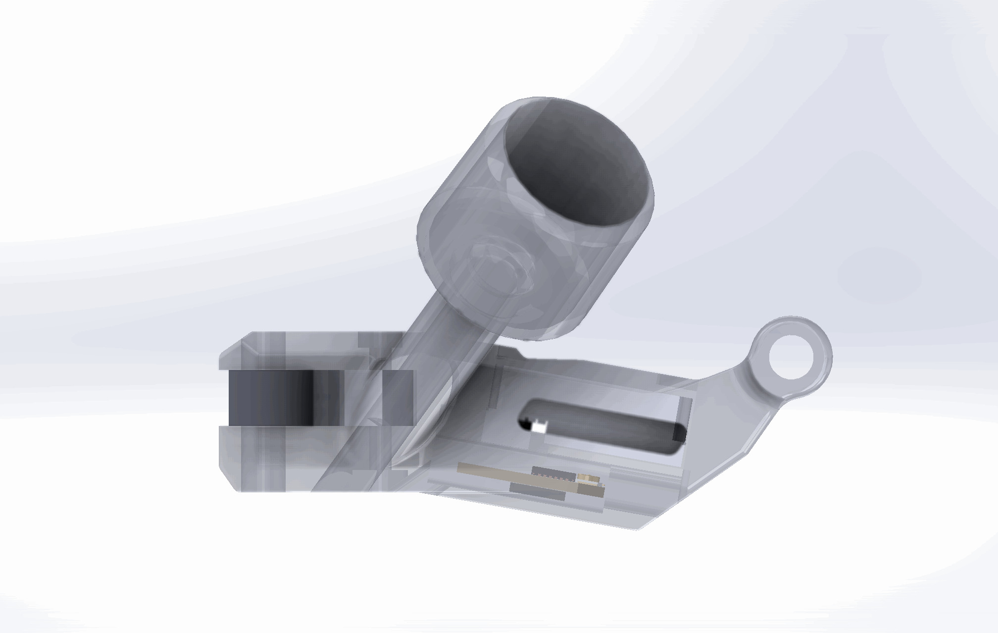 Foxeer Foxwhoop 35 M10Q-180 GPS RP1 ELRS WS Dual Antenna Mount Free 3D print model_6