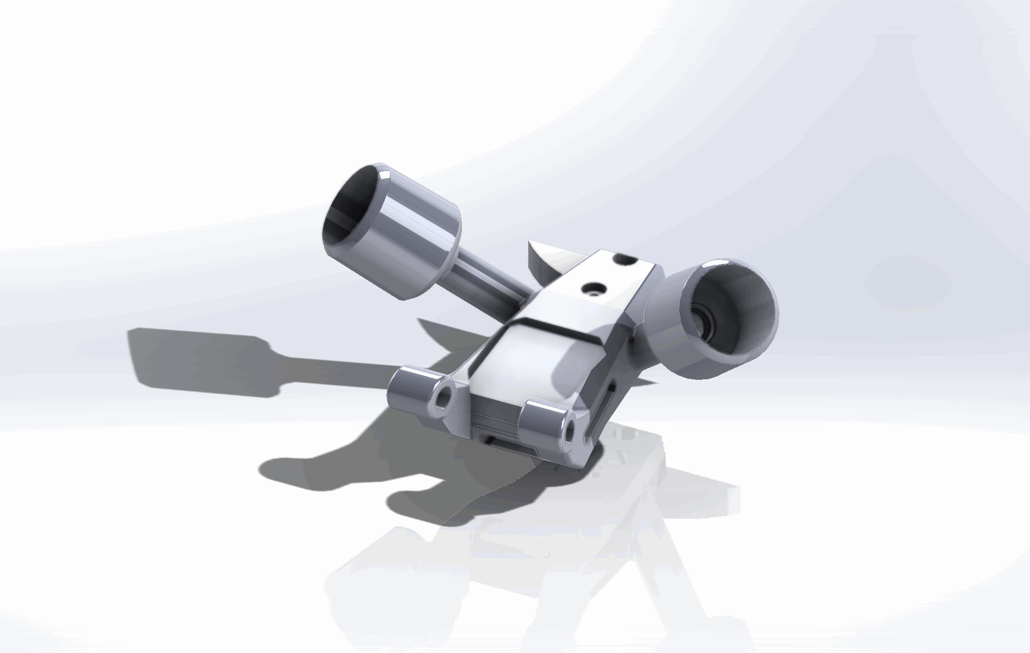 Foxeer Foxwhoop 35 M10Q-180 GPS RP1 ELRS WS Dual Antenna Mount Free 3D print model_4