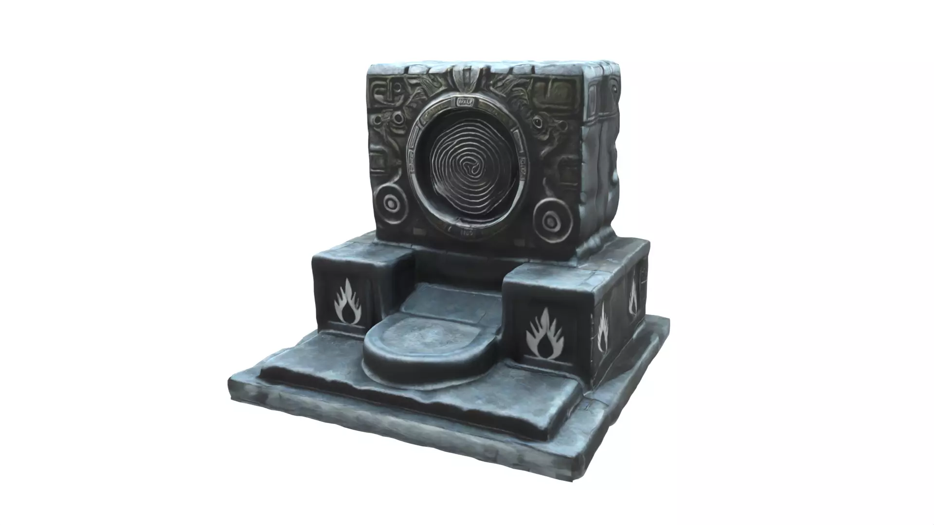 Stone Altar 012 3D model_0