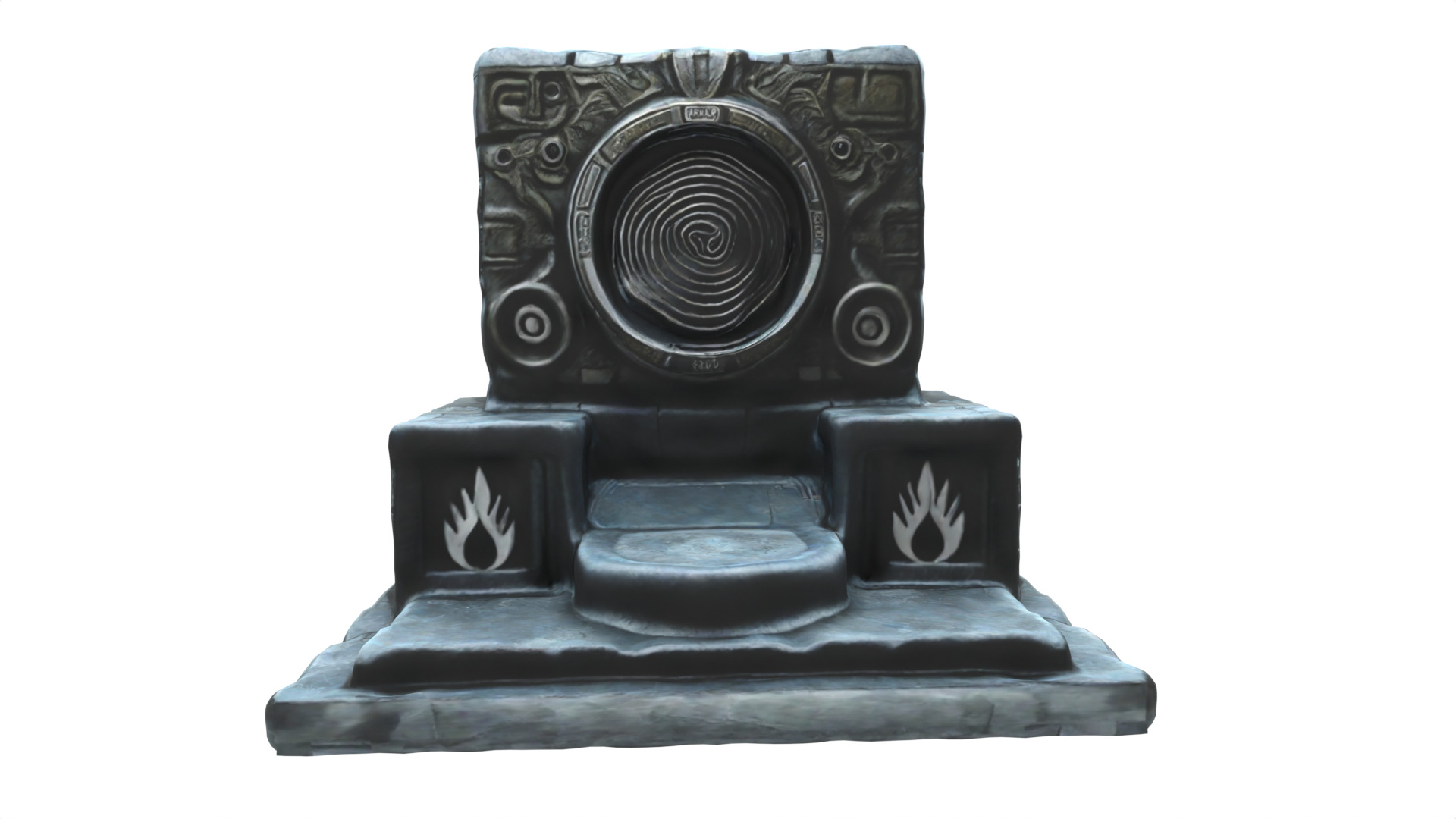 Stone Altar 012 3D model_2