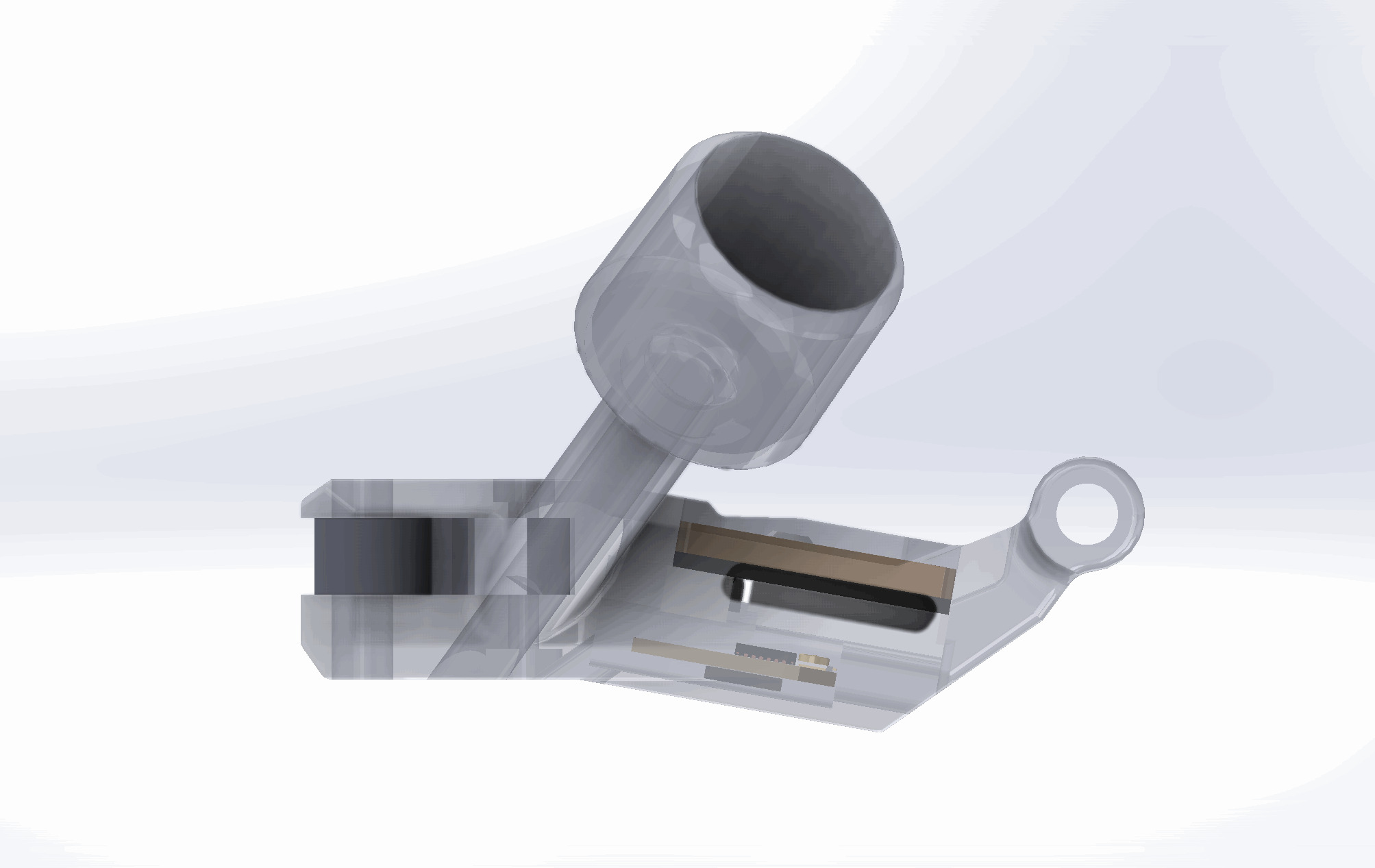 Foxeer Foxwhoop 35 WS-M181 GPS RP1 ELRS WS Dual Antenna Mount Free 3D print model_6