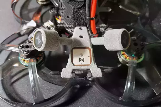 Foxeer Foxwhoop 35 WS-M181 GPS RP1 ELRS WS Dual Antenna Mount