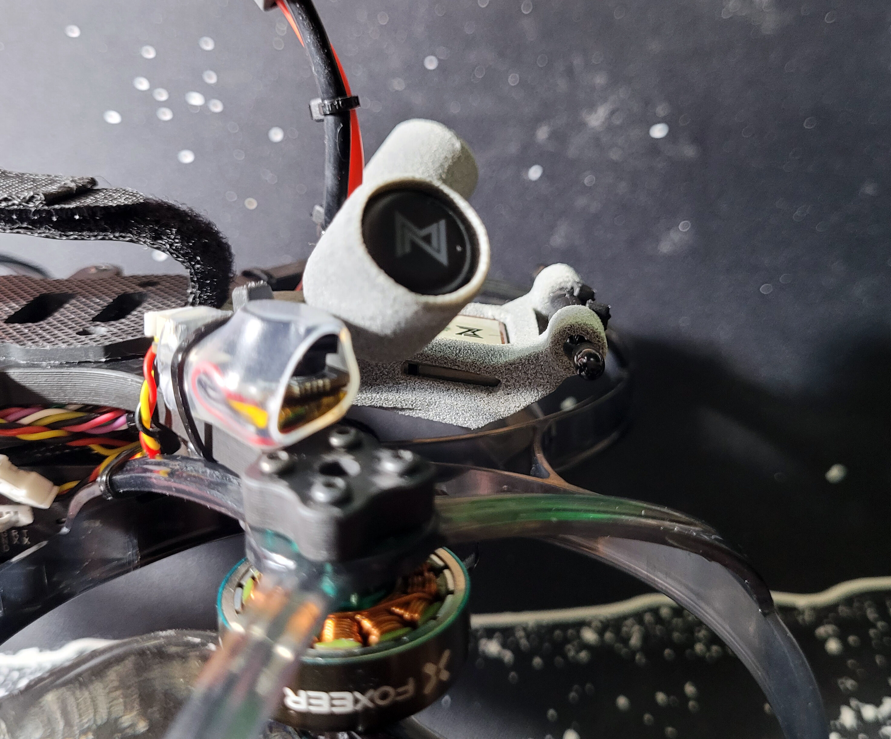 Foxeer Foxwhoop 35 WS-M181 GPS RP1 ELRS WS Dual Antenna Mount Free 3D print model_3