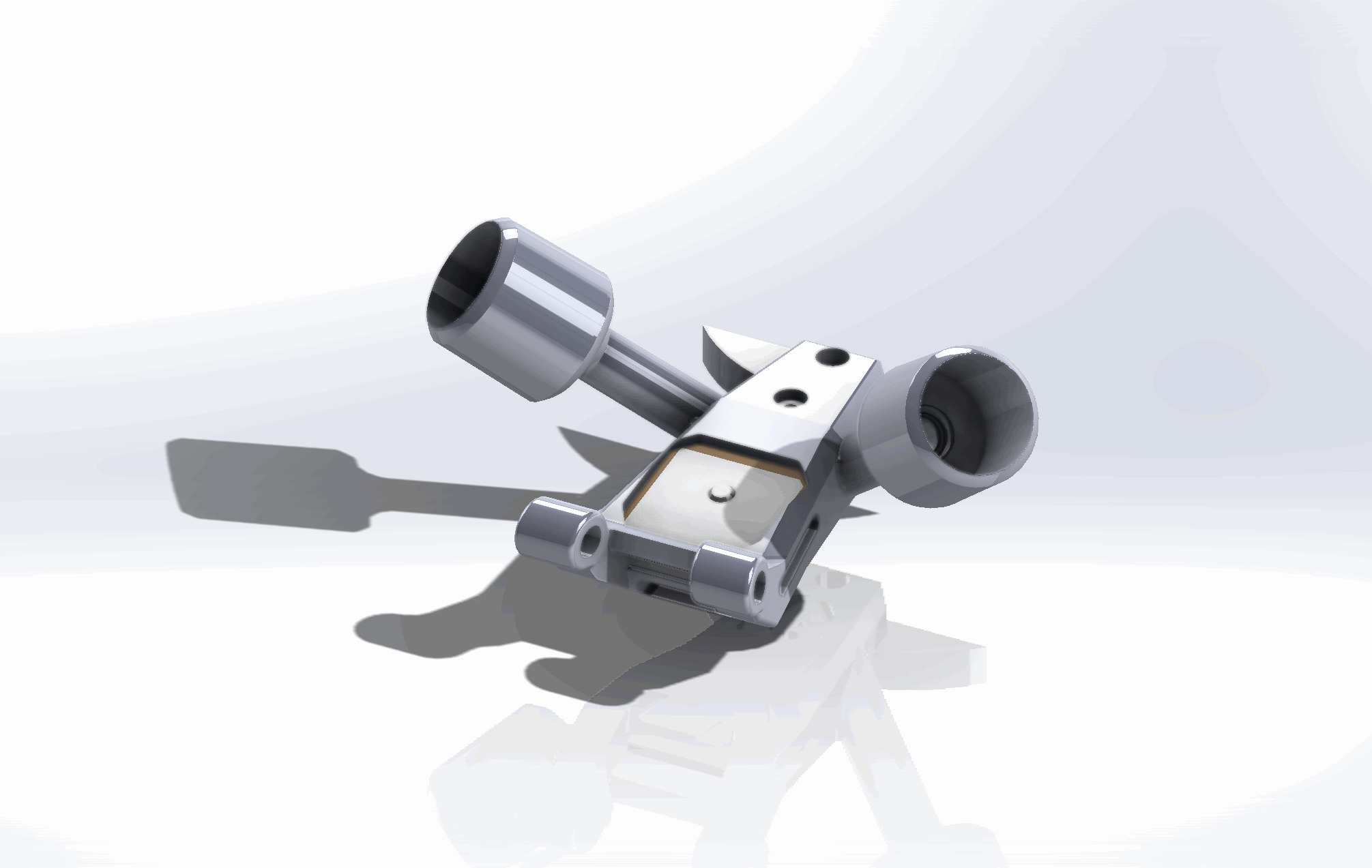 Foxeer Foxwhoop 35 WS-M181 GPS RP1 ELRS WS Dual Antenna Mount Free 3D print model_4