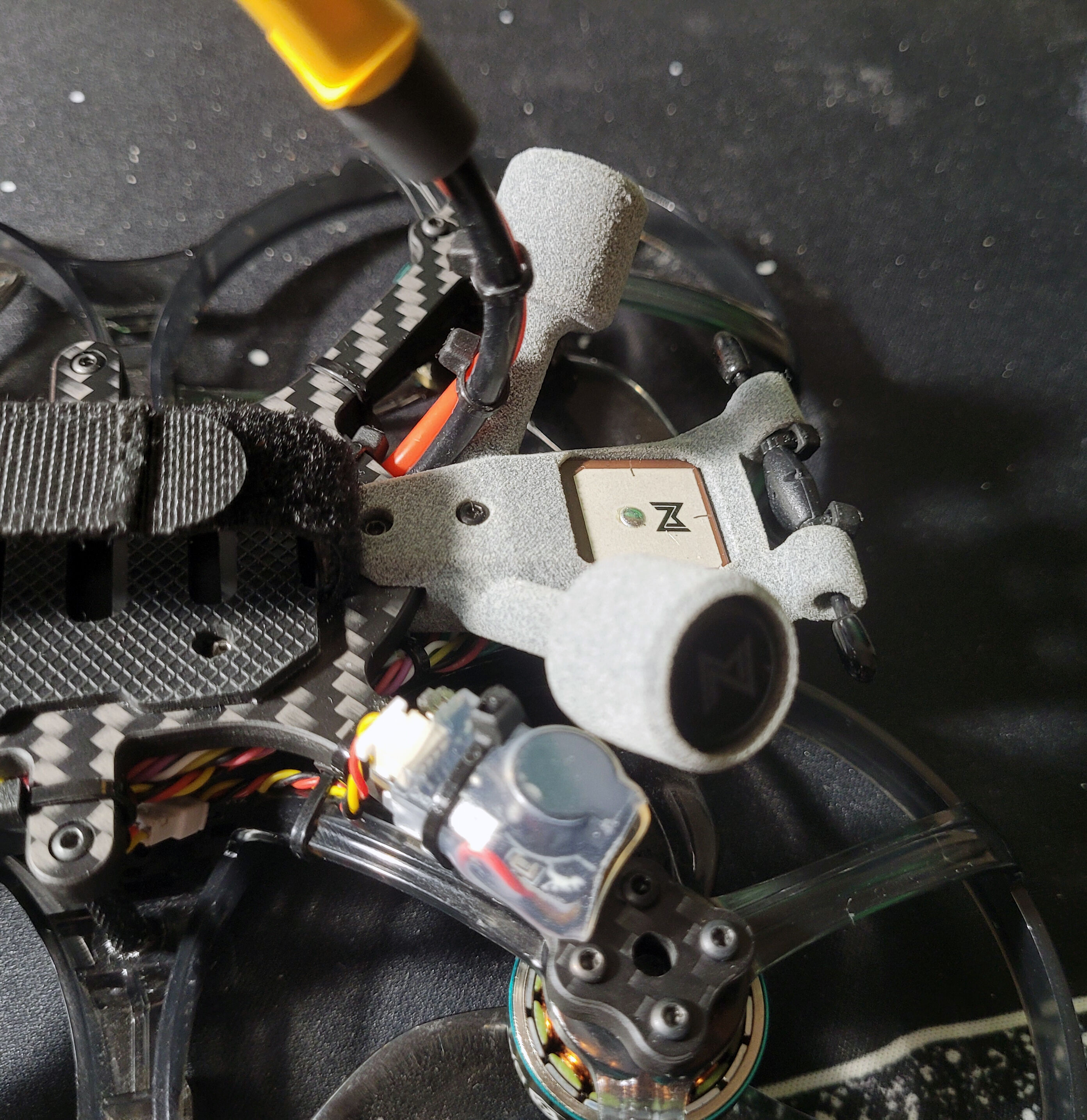 Foxeer Foxwhoop 35 WS-M181 GPS RP1 ELRS WS Dual Antenna Mount Free 3D print model_2