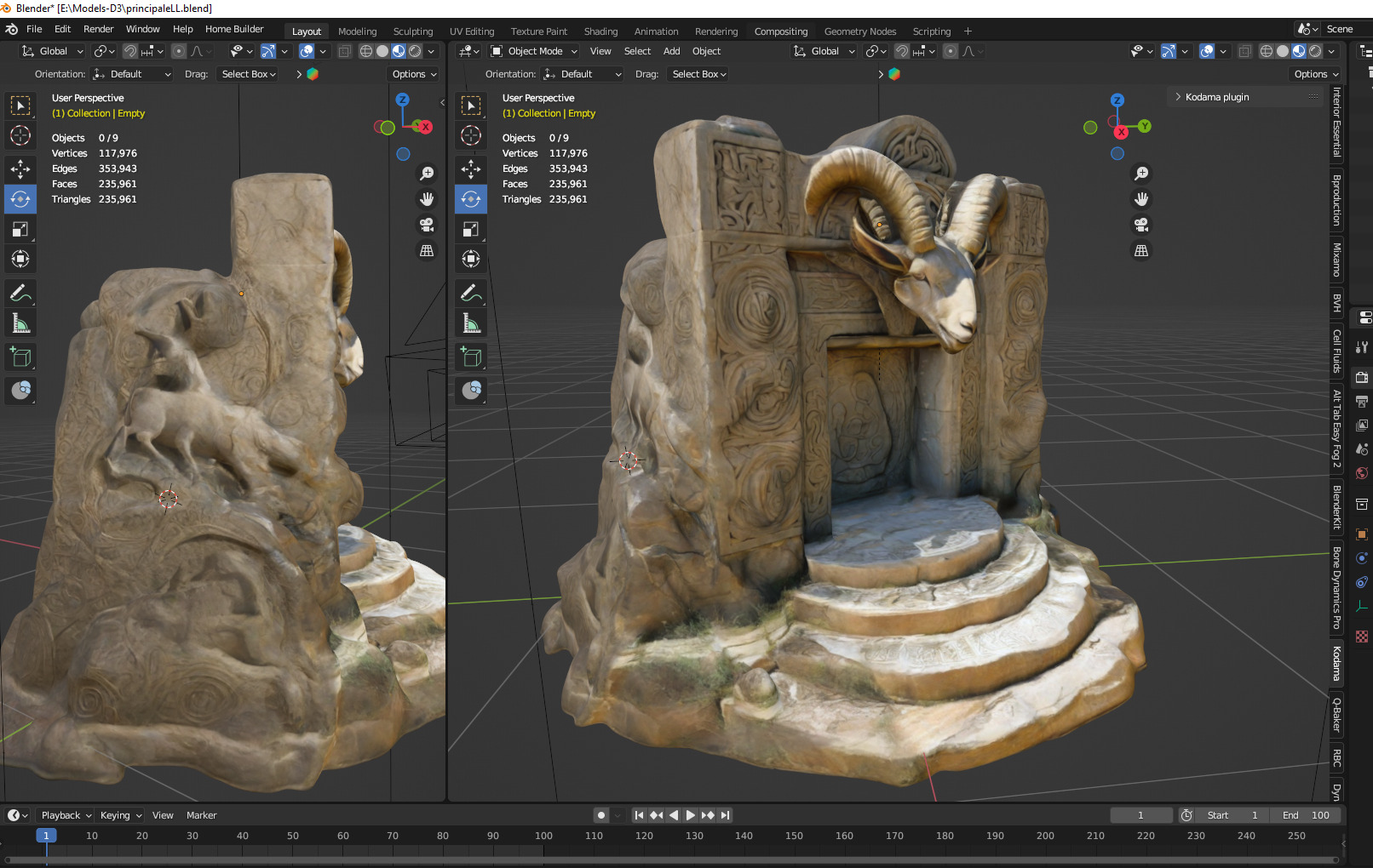 Stone Altar 013 3D model_3