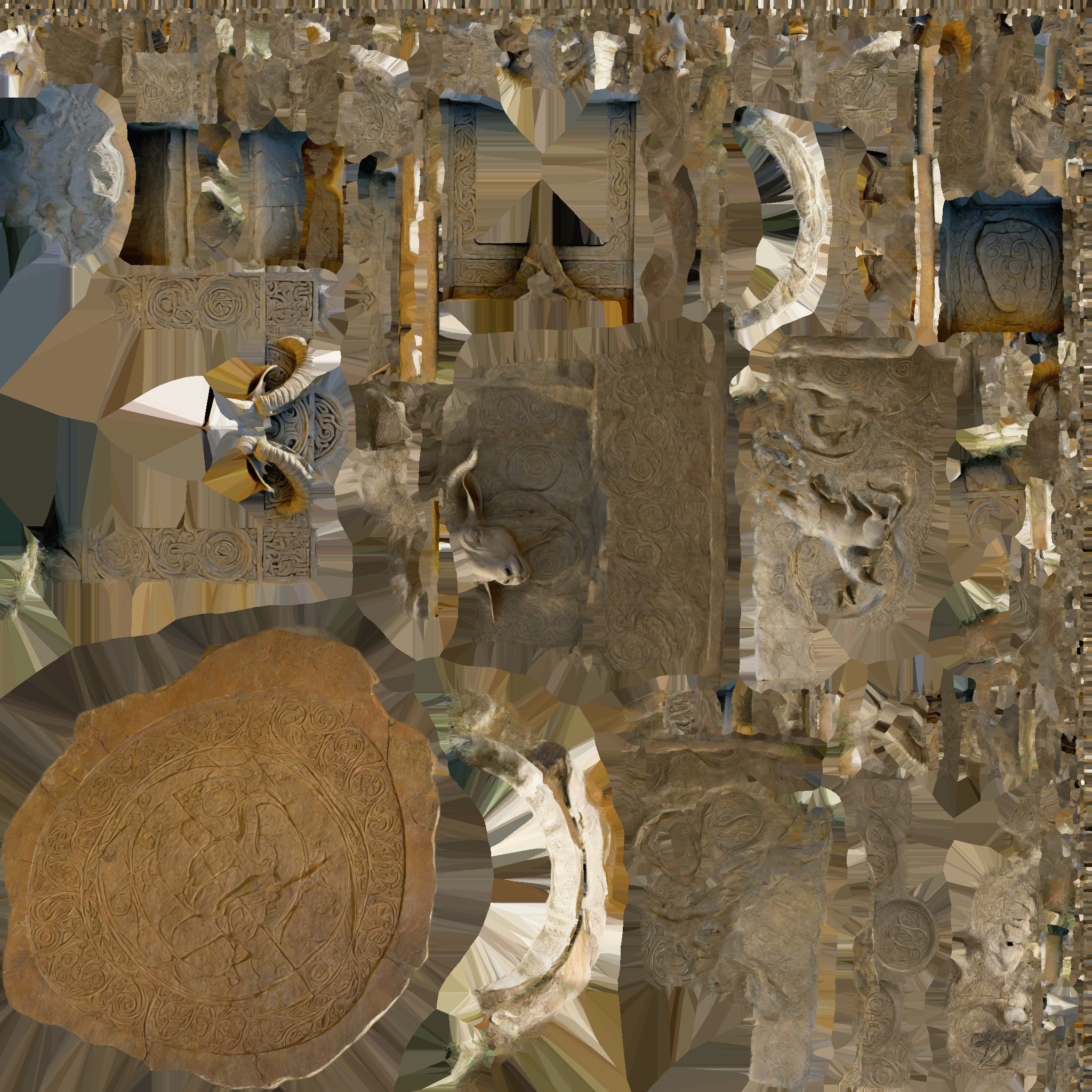 Stone Altar 013 3D model_9