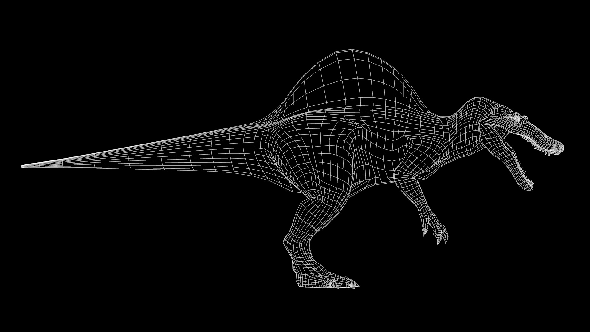 Spinosaurus Model Jurassic Park 3 3D model_7