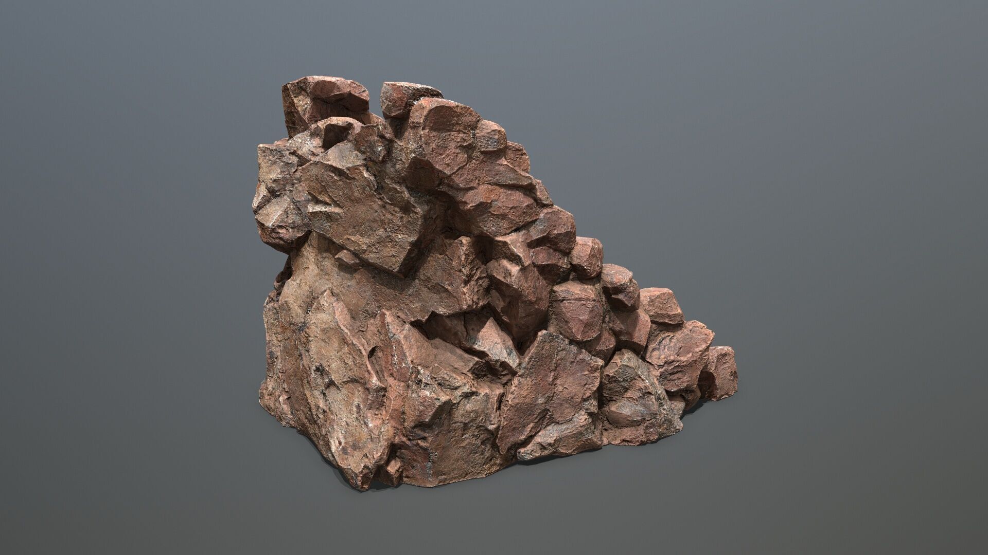 stairs Low-poly 3D model_9