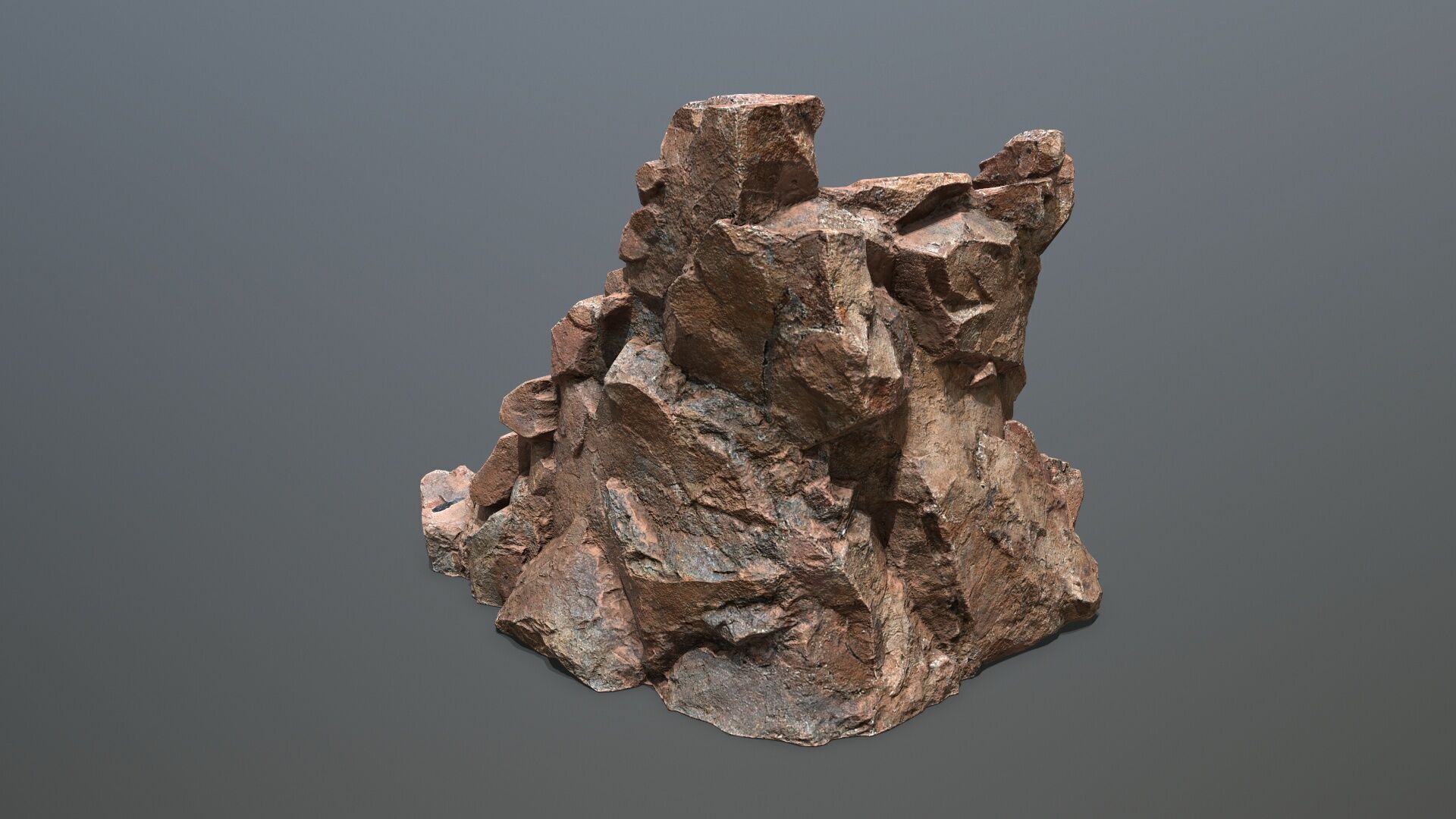 stairs Low-poly 3D model_7