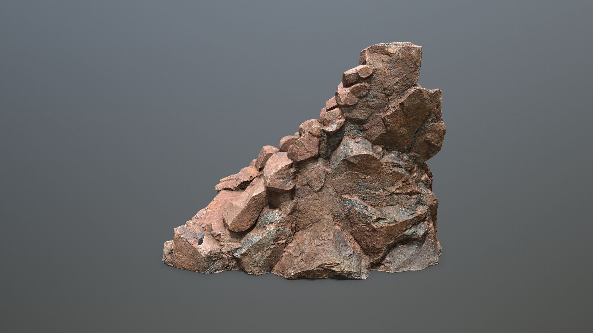 stairs Low-poly 3D model_6