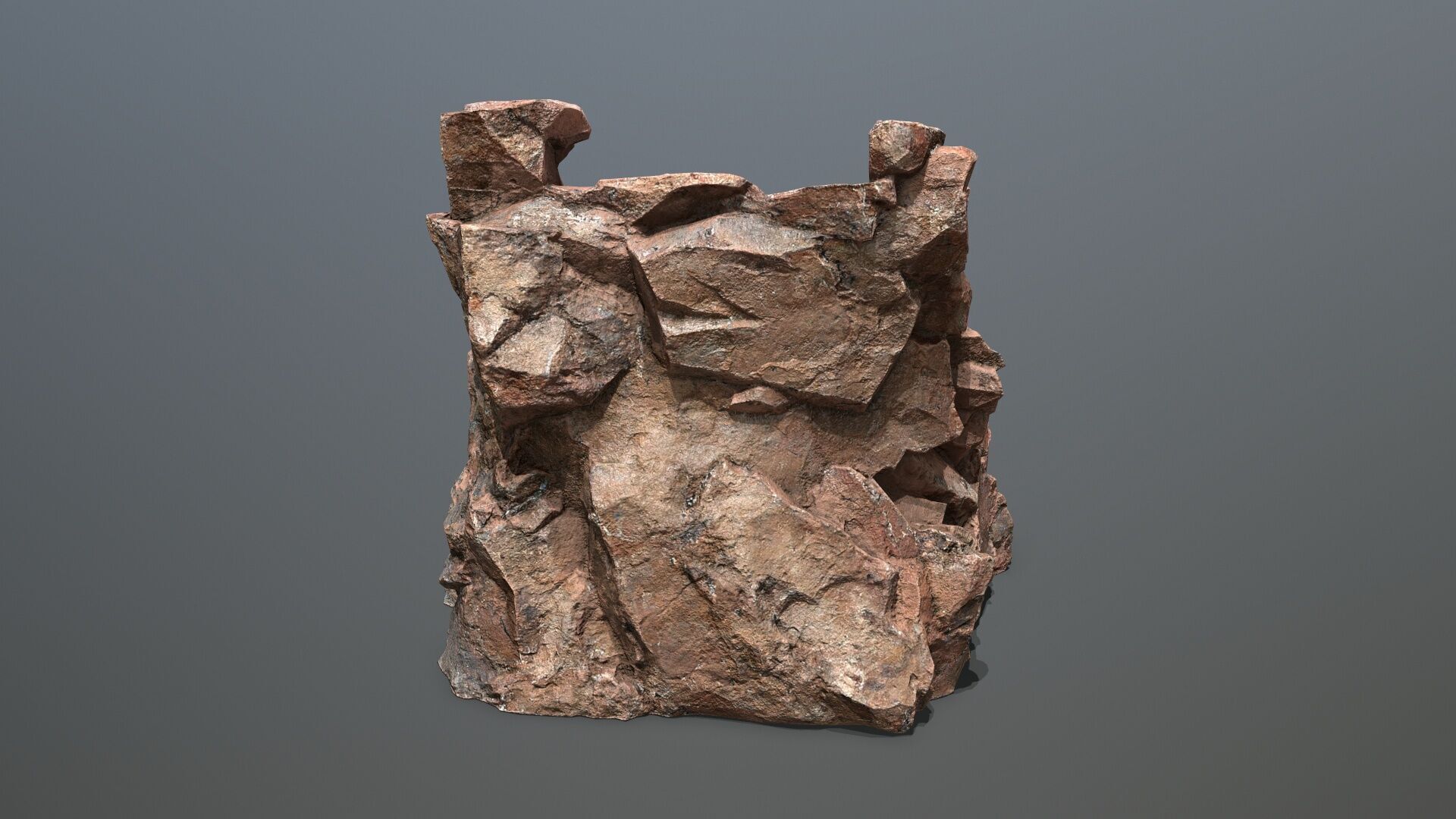 stairs Low-poly 3D model_8