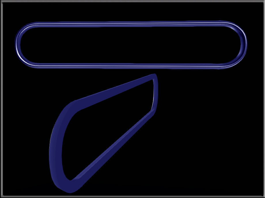 Simple Wire- Half 03 Low-poly 3D model_6