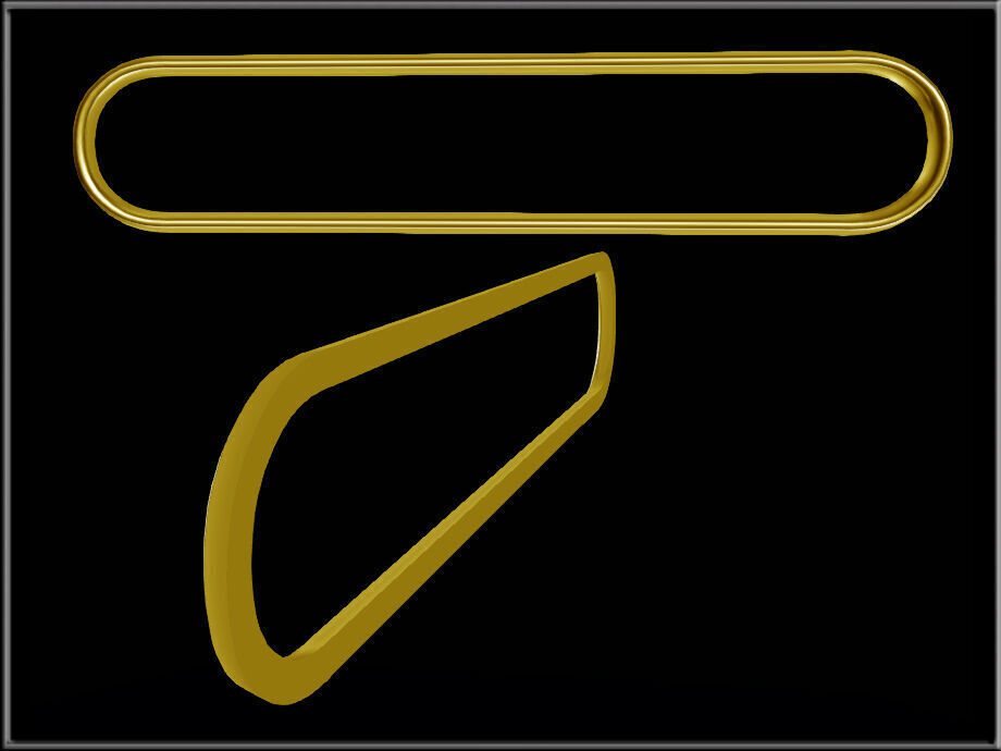 Simple Wire- Half 03 Low-poly 3D model_8