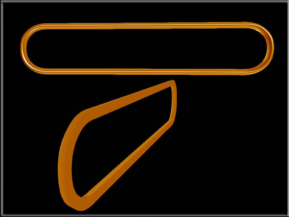 Simple Wire- Half 03 Low-poly 3D model_10