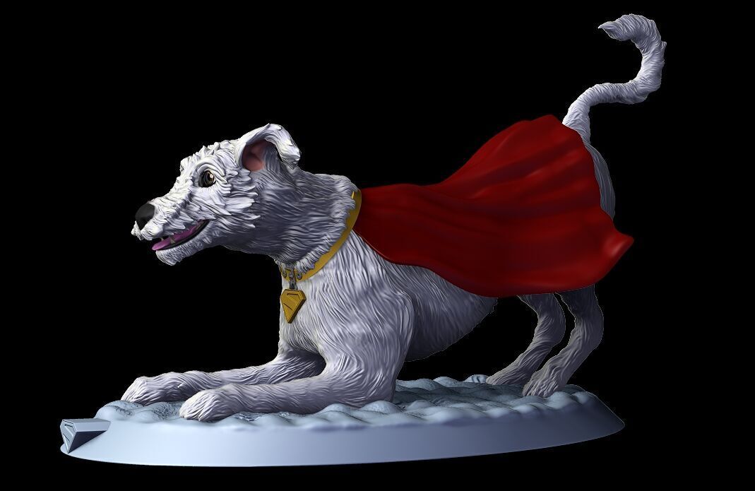 Krypto superman legacy 2025 3D print model_12