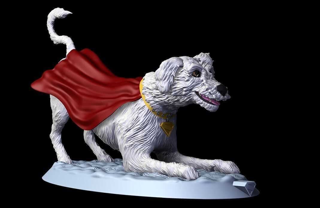 Krypto superman legacy 2025 3D print model_1