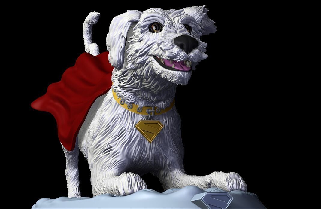 Krypto superman legacy 2025 3D print model_8