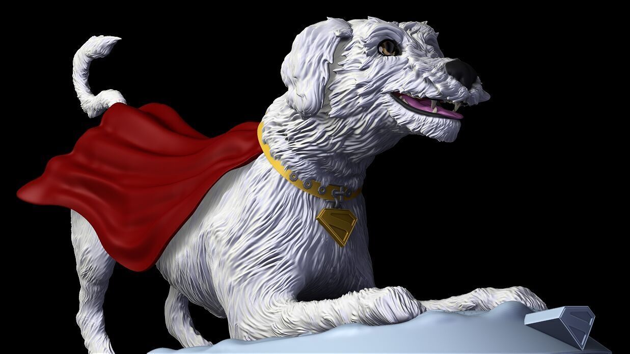 Krypto superman legacy 2025 3D print model_9