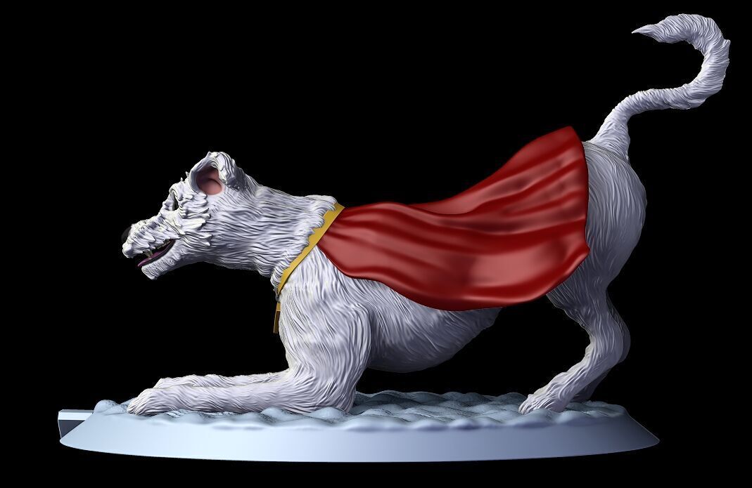 Krypto superman legacy 2025 3D print model_14