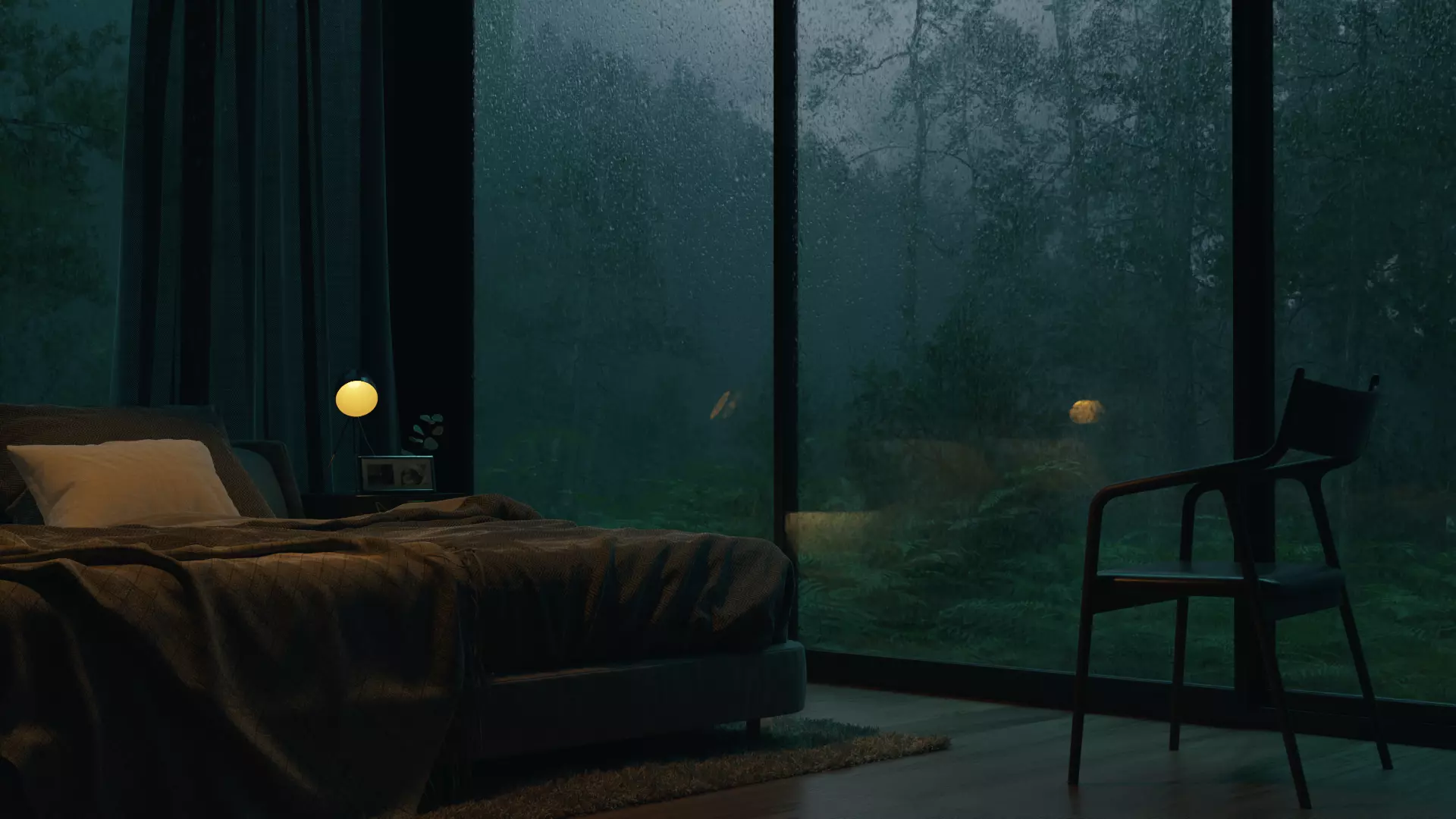 House in the forest 3D model_0