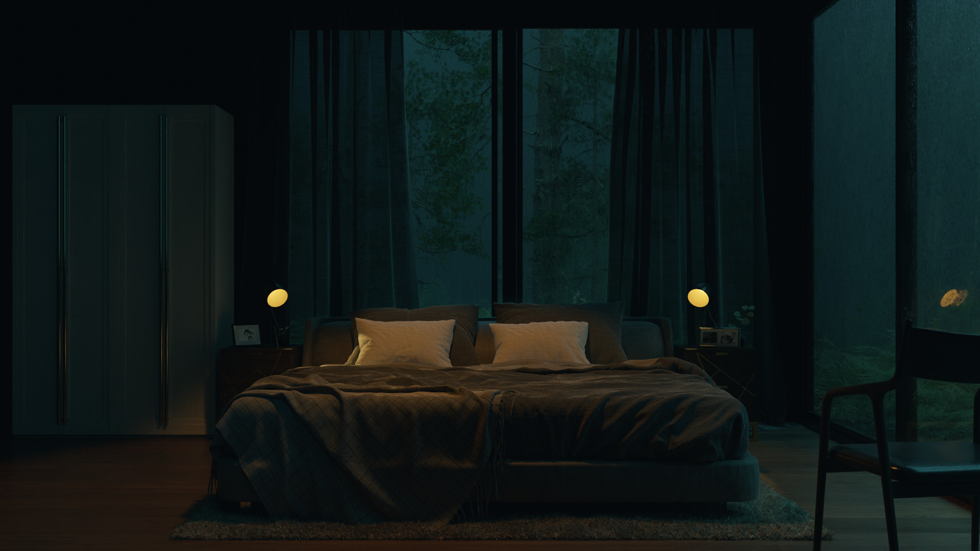 House in the forest 3D model_1