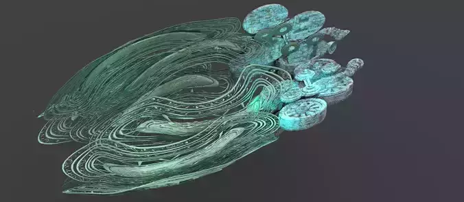 Ivy Tortoise Steampunk ship vines