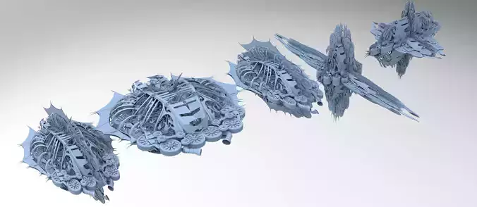 Ivy Tortoise Steampunk ship collection 1