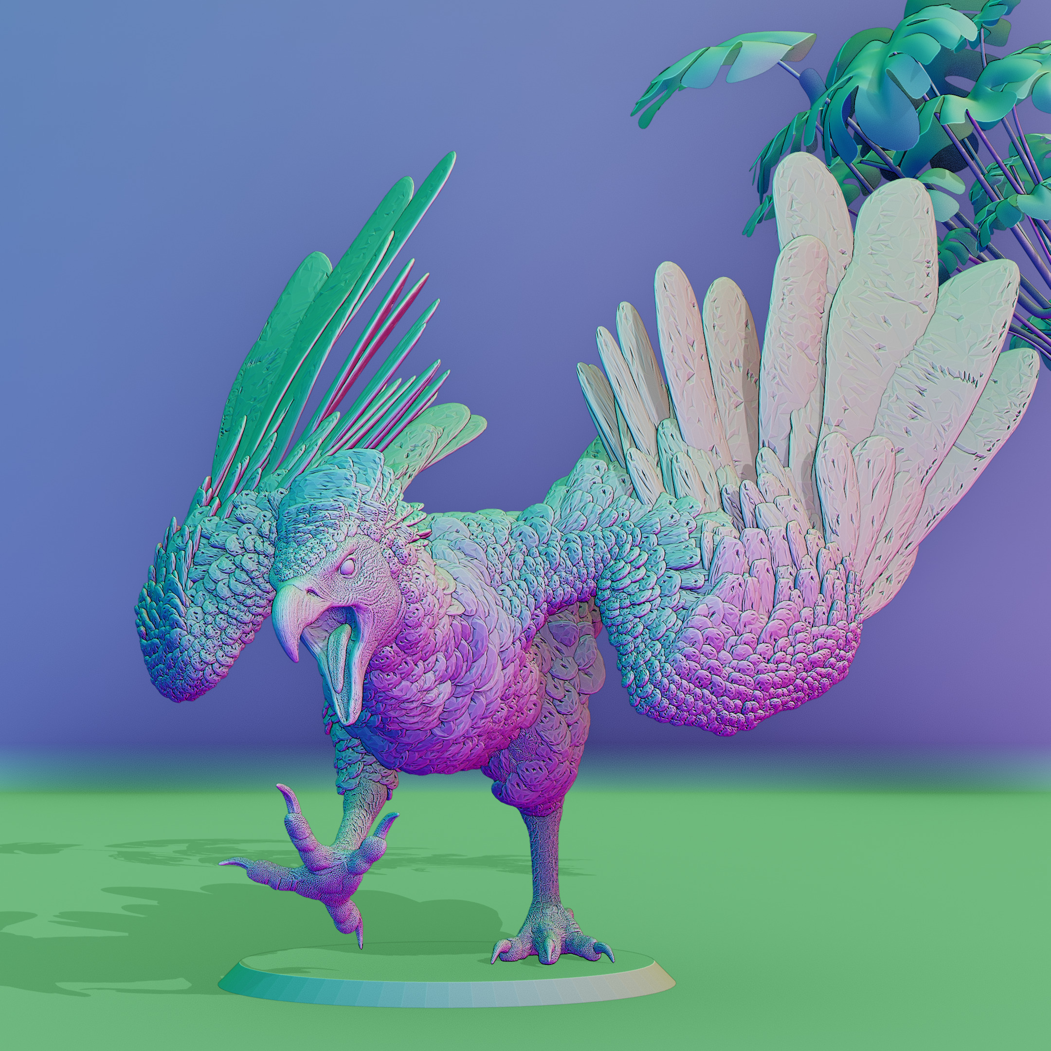 3D Printable Argentavis Miniature 3D print model_3