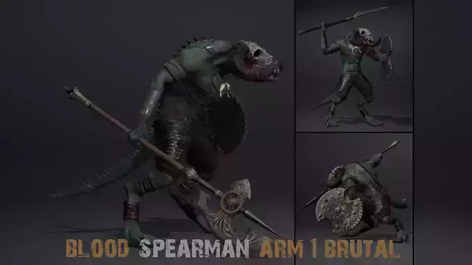 Blood Spearman Arm1 Brutal