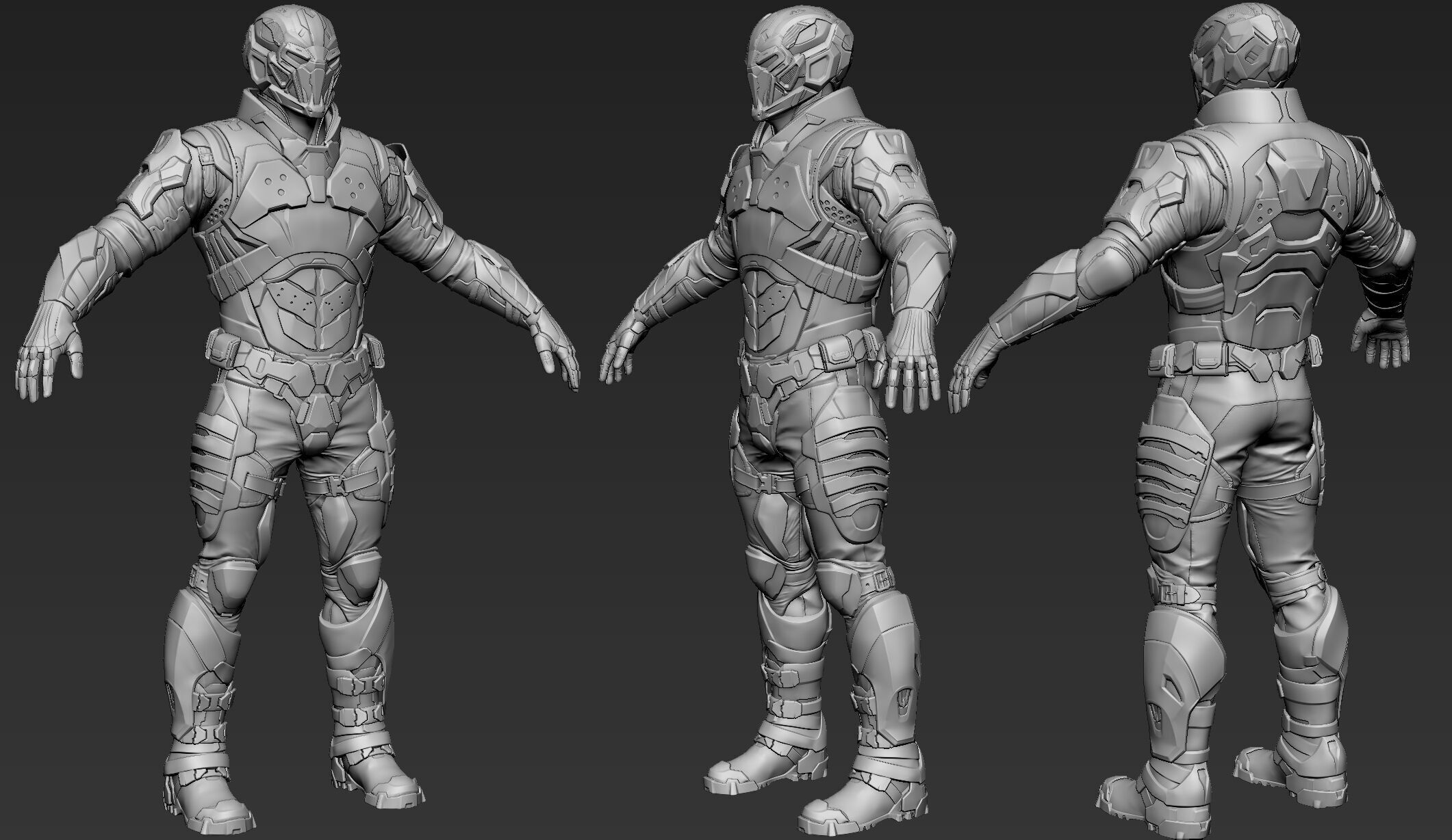 Sci-Fi Character Cerberus 3D model_10