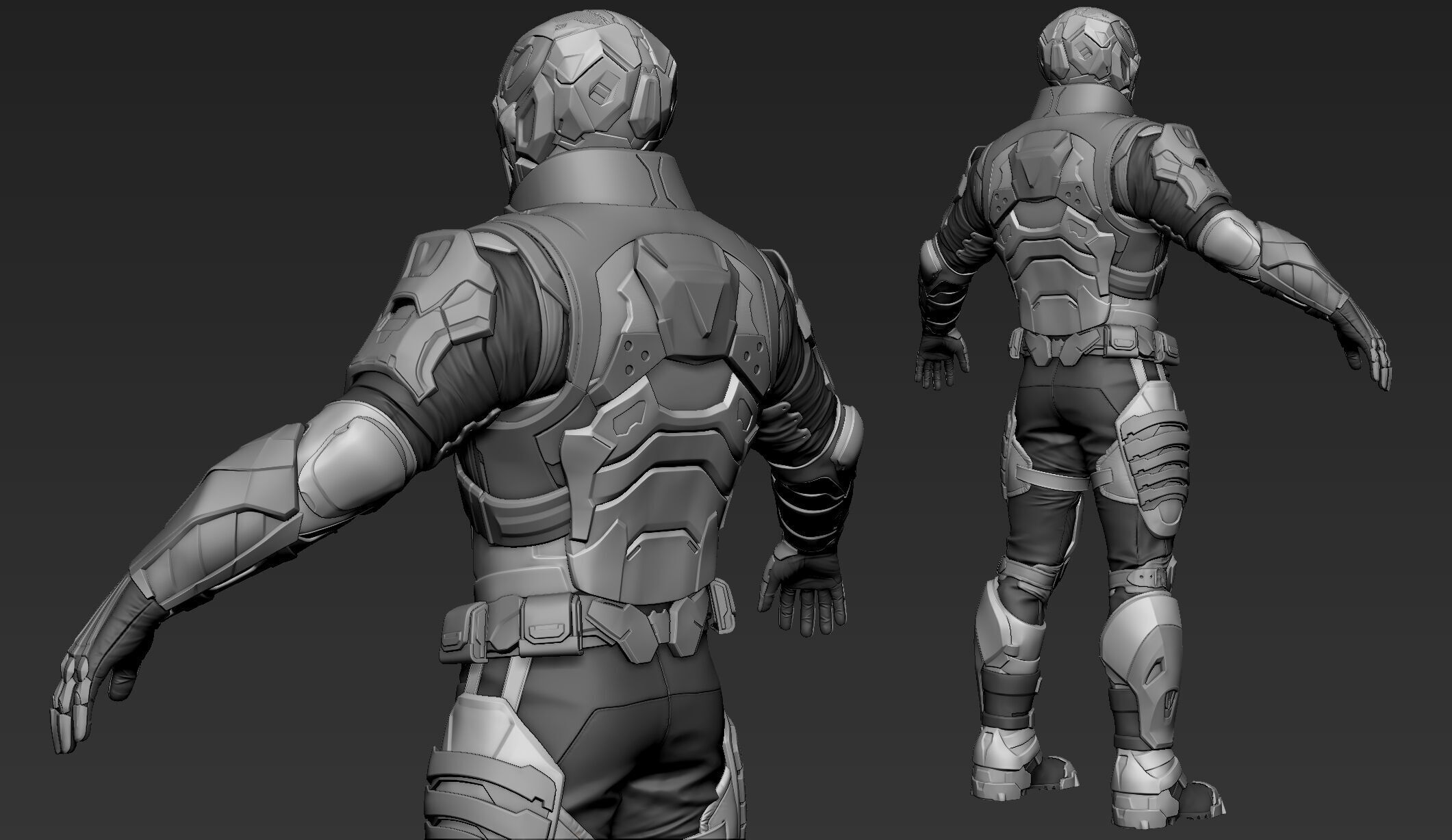 Sci-Fi Character Cerberus 3D model_3
