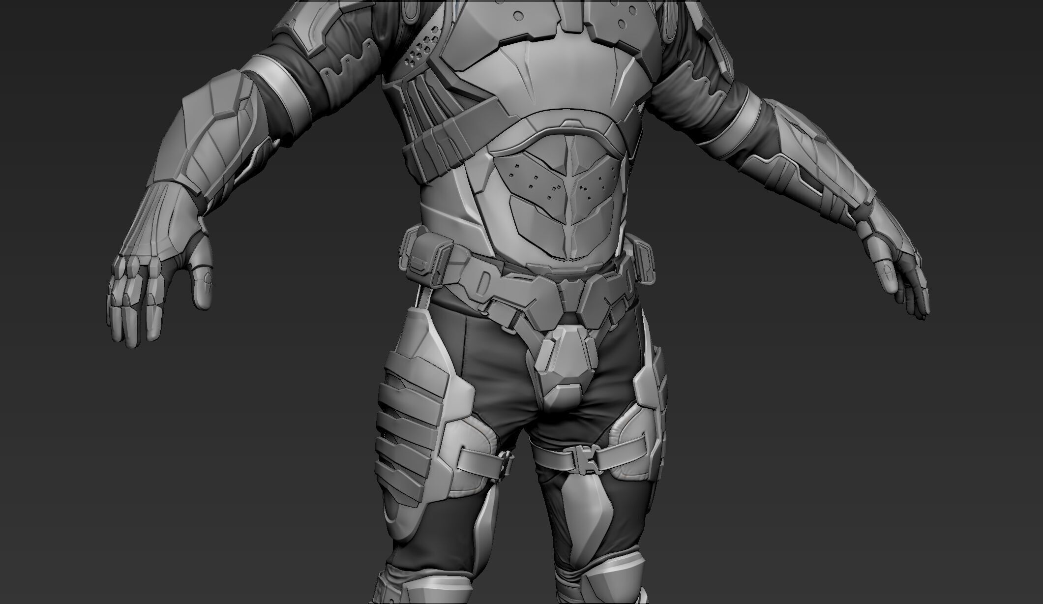 Sci-Fi Character Cerberus 3D model_5