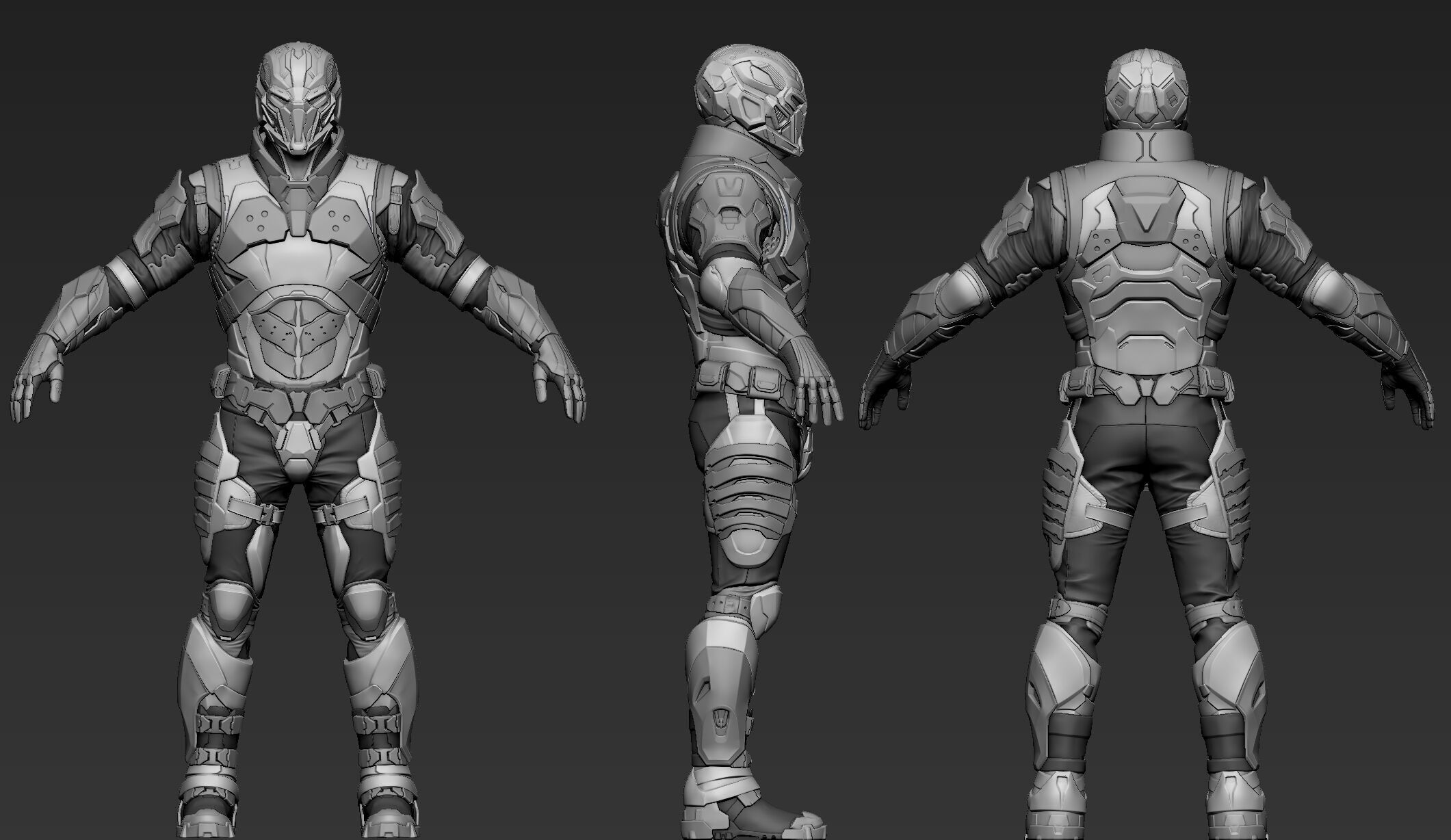 Sci-Fi Character Cerberus 3D model_9