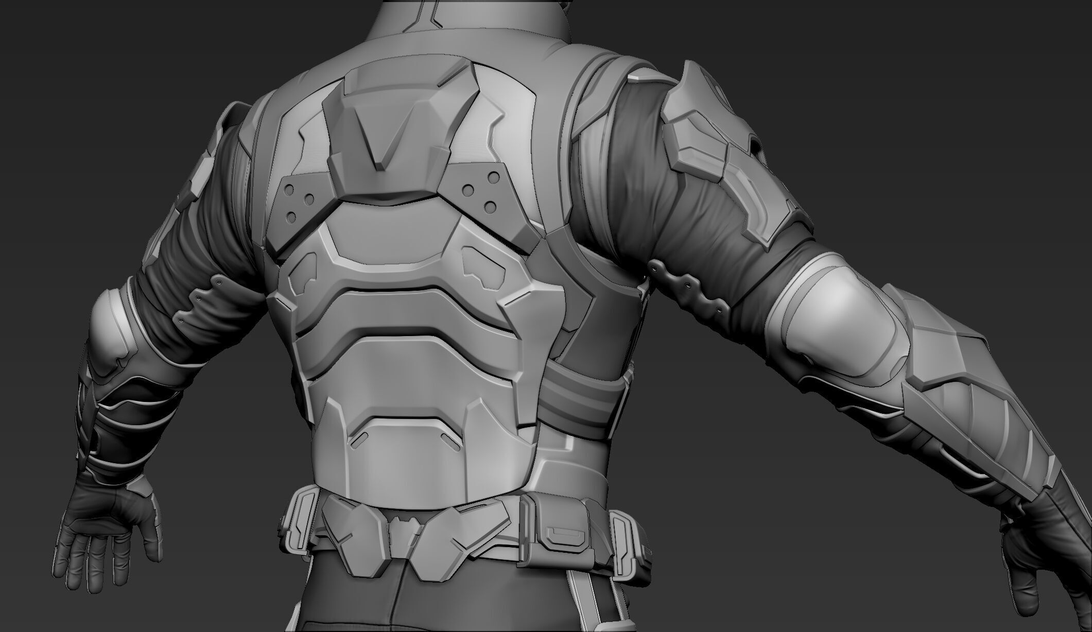 Sci-Fi Character Cerberus 3D model_4