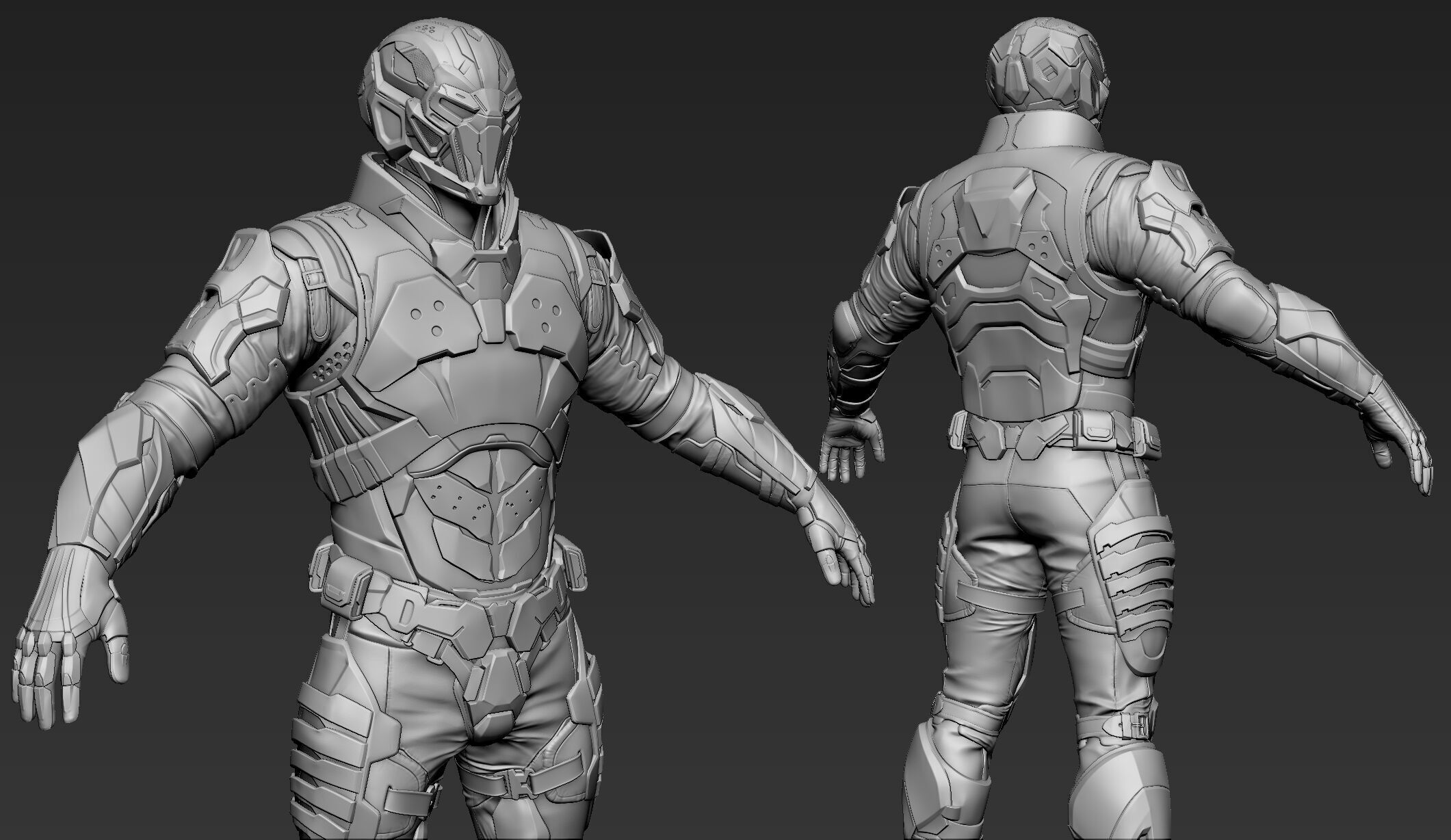 Sci-Fi Character Cerberus 3D model_11