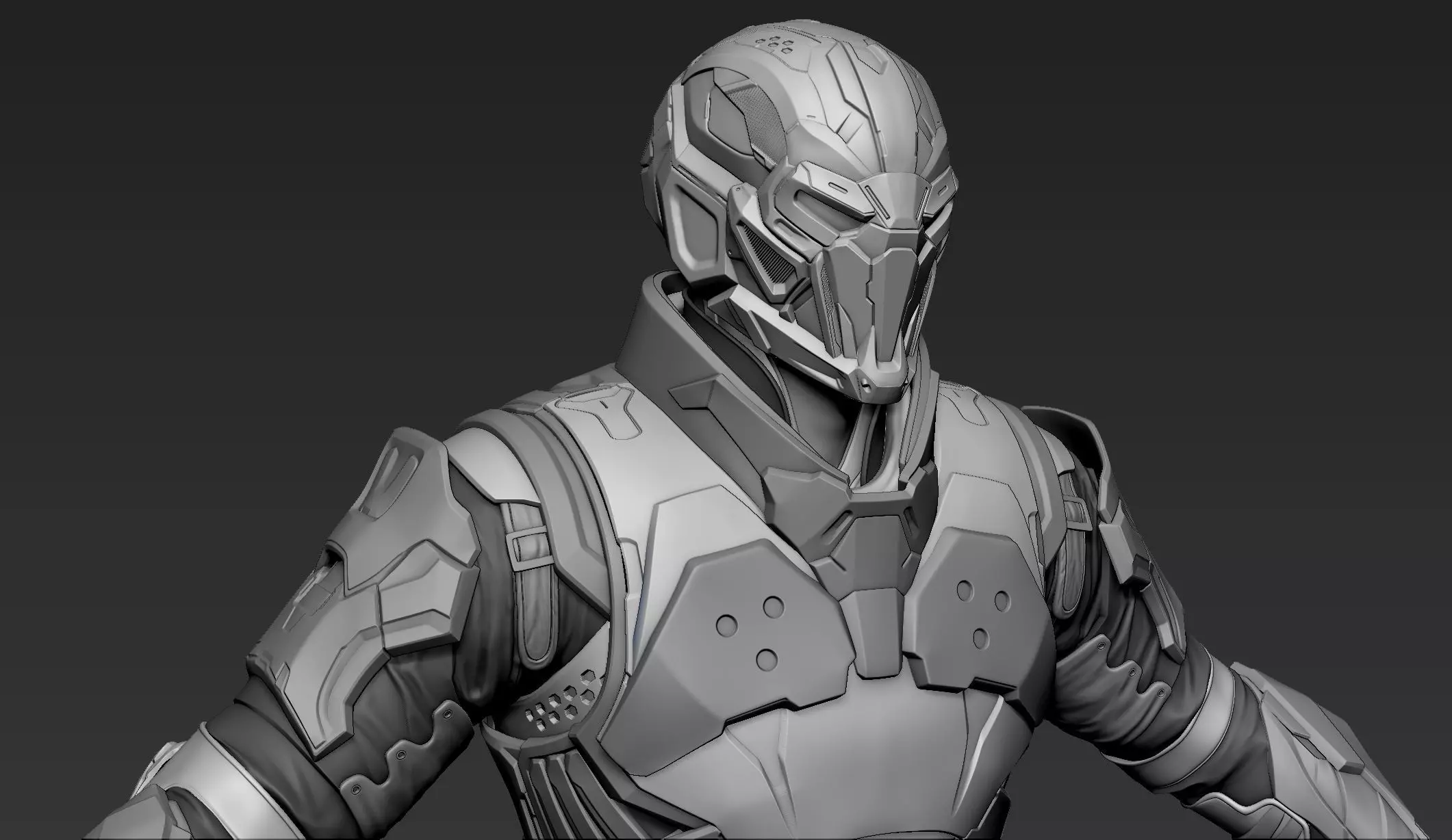 Sci-Fi Character Cerberus 3D model_0