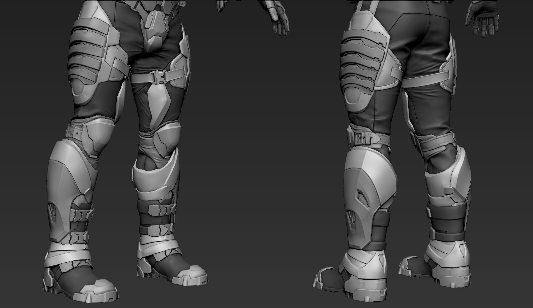 Sci-Fi Character Cerberus 3D model_6