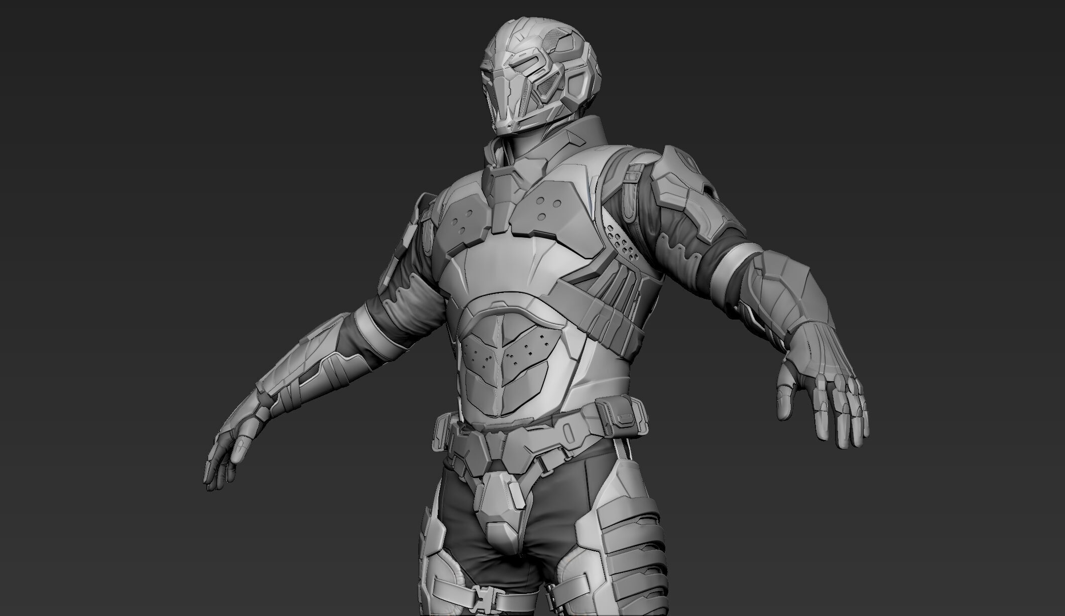 Sci-Fi Character Cerberus 3D model_8