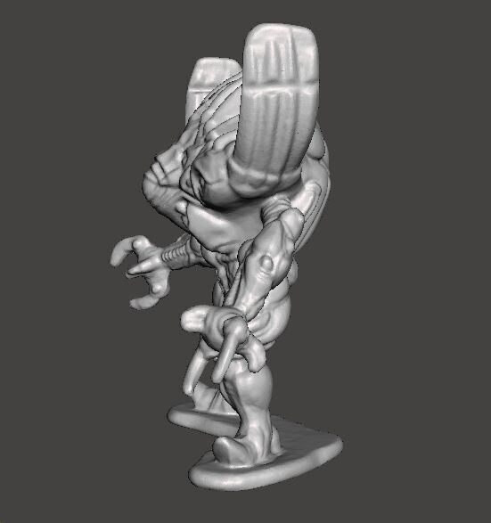 POWER RANGERS SILVER HORNS MONSTER PVC FIGURE MODEL TOY 3D print model_4