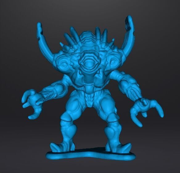 POWER RANGERS SILVER HORNS MONSTER PVC FIGURE MODEL TOY 3D print model_9