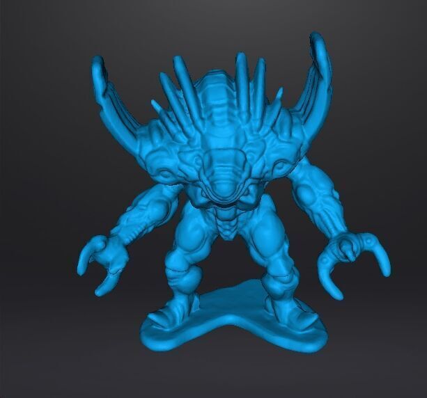 POWER RANGERS SILVER HORNS MONSTER PVC FIGURE MODEL TOY 3D print model_12